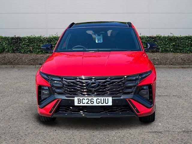 Hyundai TUCSON 1.6 T-GDi N Line S SUV 5dr Petrol Manual Euro 6 (s/s) (160 ps) Engine Red