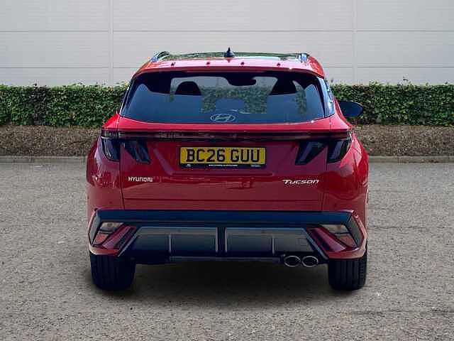 Hyundai TUCSON 1.6 T-GDi N Line S SUV 5dr Petrol Manual Euro 6 (s/s) (160 ps) Engine Red