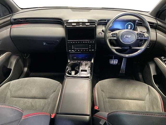 Hyundai TUCSON 1.6 h T-GDi N Line S SUV 5dr Petrol Hybrid Auto Euro 6 (s/s) (230 ps) Shimmering Silver