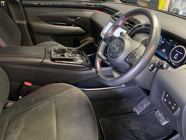 Hyundai TUCSON 1.6 h T-GDi N Line S SUV 5dr Petrol Hybrid Auto Euro 6 (s/s) (230 ps) Shimmering Silver