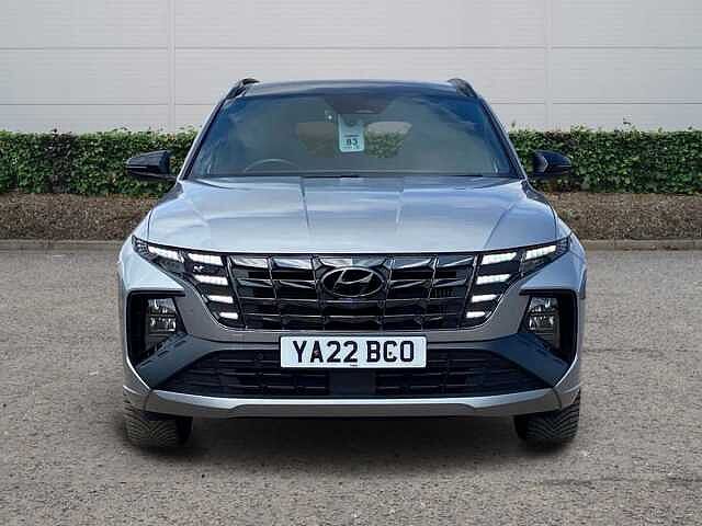 Hyundai TUCSON 1.6 h T-GDi N Line S SUV 5dr Petrol Hybrid Auto Euro 6 (s/s) (230 ps) Shimmering Silver