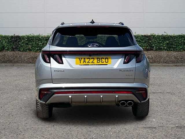 Hyundai TUCSON 1.6 h T-GDi N Line S SUV 5dr Petrol Hybrid Auto Euro 6 (s/s) (230 ps) Shimmering Silver