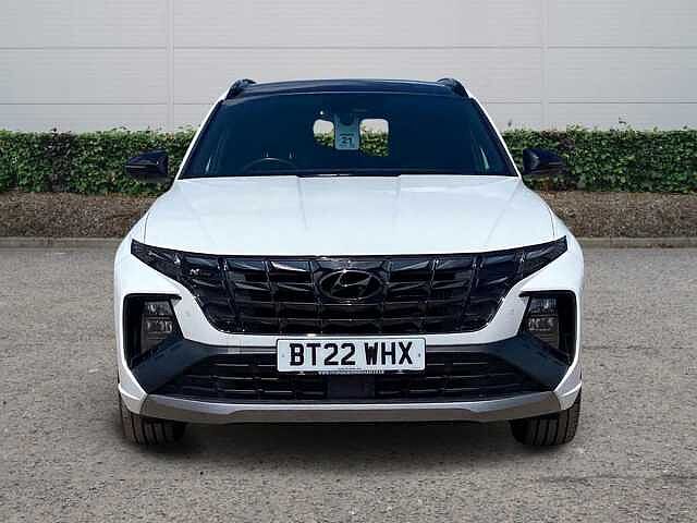 Hyundai TUCSON 1.6 h T-GDi N Line S SUV 5dr Petrol Hybrid Auto Euro 6 (s/s) (230 ps) Atlas White