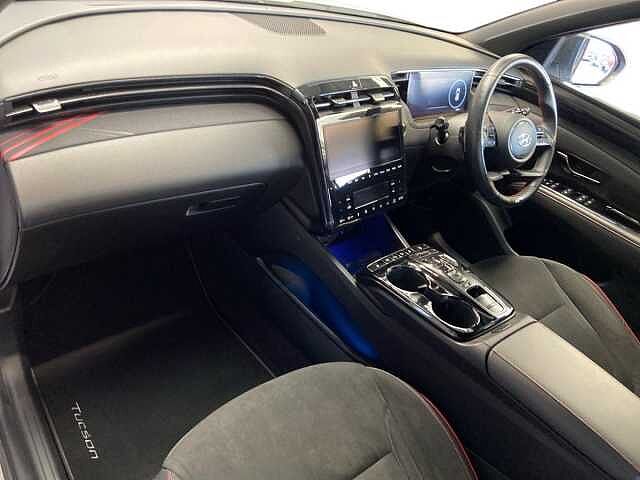 Hyundai TUCSON 1.6 h T-GDi N Line S SUV 5dr Petrol Hybrid Auto Euro 6 (s/s) (230 ps) Atlas White