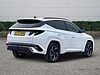 Hyundai TUCSON 1.6T N Line SUV 5dr Petrol Hybrid Auto Euro 6 (s/s) (239 ps) White