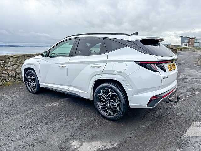 Hyundai TUCSON 1.6 TGDi Hybrid 230 N Line 5dr 2WD Auto White