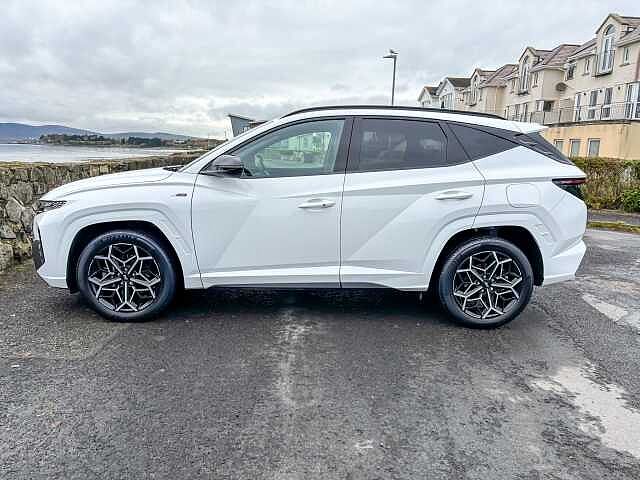 Hyundai TUCSON 1.6 TGDi Hybrid 230 N Line 5dr 2WD Auto White