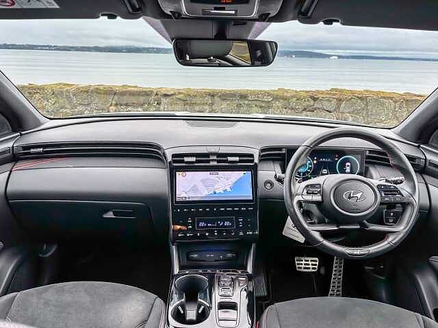 Hyundai TUCSON 1.6 TGDi Hybrid 230 N Line 5dr 2WD Auto White