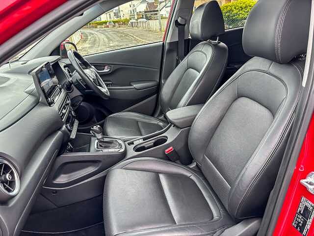 Hyundai KONA 1.6 GDi Hybrid Ultimate 5dr DCT Red