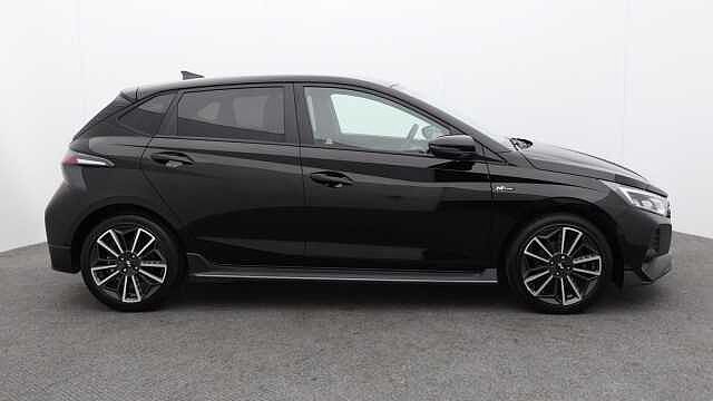 Hyundai I20 1.0 T-GDi MHEV N Line Hatchback 5dr Petrol Hybrid Manual Euro 6 (s/s) (120 ps) Black