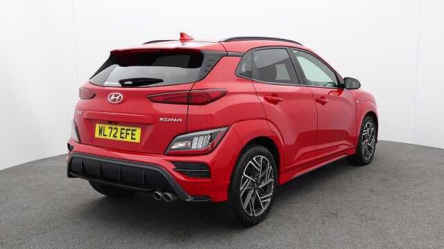 Hyundai KONA 1.0 T-GDi MHEV N Line SUV 5dr Petrol Hybrid Manual Euro 6 (s/s) (120 ps) Red