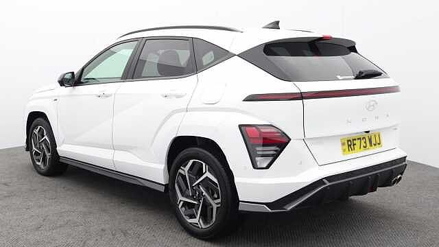Hyundai KONA 1.6 h-GDi N Line S SUV 5dr Petrol Hybrid DCT Euro 6 (s/s) (141 ps) White