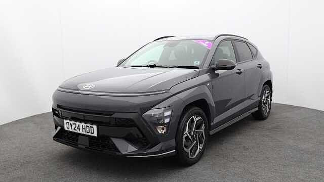 Hyundai KONA 1.6 h-GDi N Line SUV 5dr Petrol Hybrid DCT Euro 6 (s/s) (141 ps) Grey