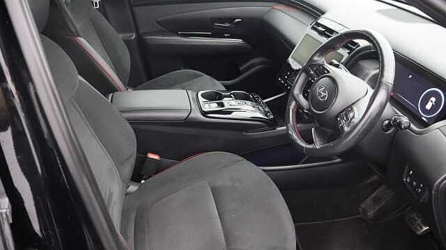 Hyundai TUCSON 1.6 h T-GDi N Line S SUV 5dr Petrol Hybrid Auto Euro 6 (s/s) (230 ps) Black