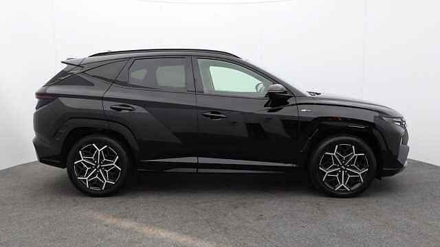 Hyundai TUCSON 1.6 h T-GDi N Line S SUV 5dr Petrol Hybrid Auto Euro 6 (s/s) (230 ps) Black