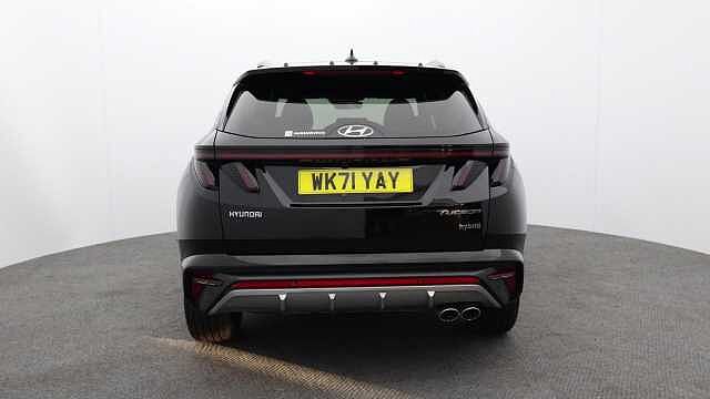 Hyundai TUCSON 1.6 h T-GDi N Line S SUV 5dr Petrol Hybrid Auto Euro 6 (s/s) (230 ps) Black