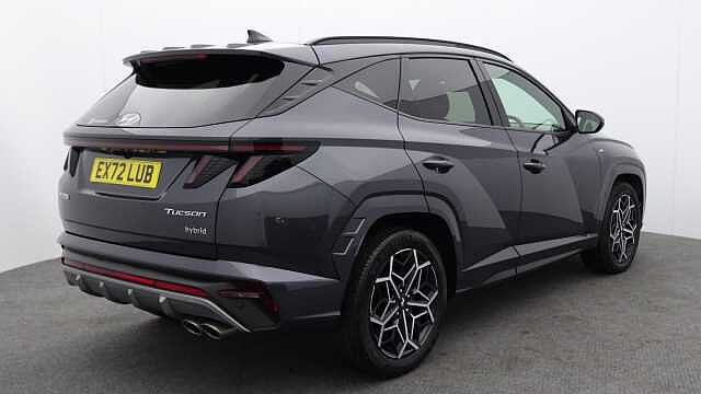 Hyundai TUCSON 1.6 h T-GDi N Line S SUV 5dr Petrol Hybrid Auto Euro 6 (s/s) (230 ps) Grey