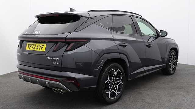 Hyundai TUCSON 1.6 h T-GDi N Line S SUV 5dr Petrol Hybrid Auto Euro 6 (s/s) (230 ps) Grey