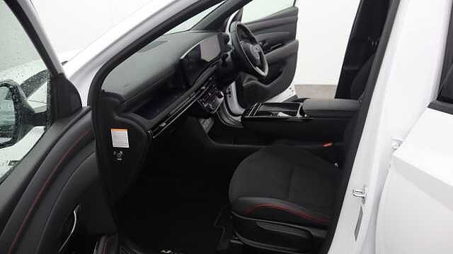 Hyundai TUCSON 1.6 T-GDi N Line SUV 5dr Petrol Hybrid Auto Euro 6 (s/s) (215 ps) White
