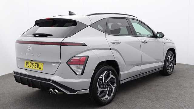 Hyundai KONA 1.6 h-GDi N Line SUV 5dr Petrol Hybrid DCT Euro 6 (s/s) (138 ps) Grey