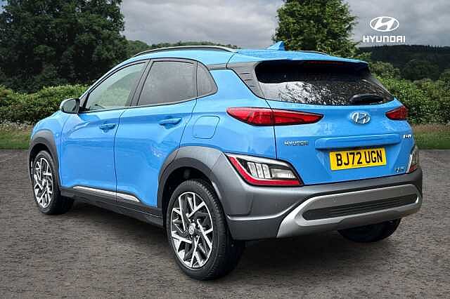 Hyundai KONA 1.6 GDi Hybrid Premium 5dr DCT Surfy Blue