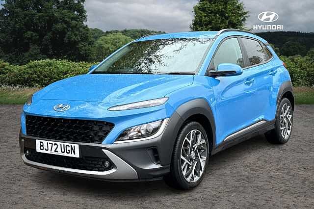 Hyundai KONA 1.6 GDi Hybrid Premium 5dr DCT Surfy Blue