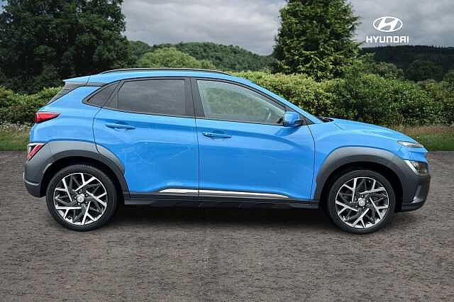 Hyundai KONA 1.6 GDi Hybrid Premium 5dr DCT Surfy Blue