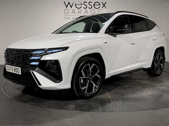Hyundai TUCSON 1.6T 48V MHD N Line S 5dr 4WD DCT 5(2024) White
