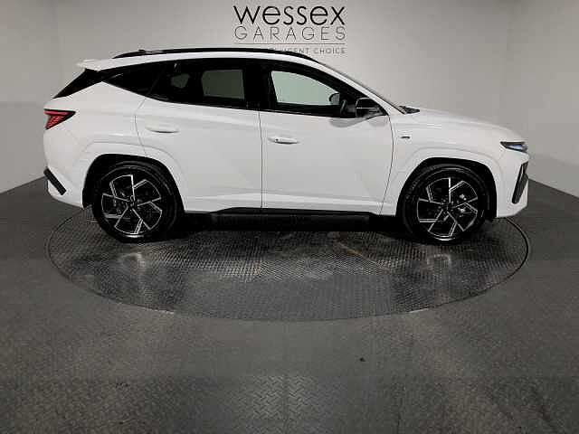 Hyundai TUCSON 1.6T 48V MHD N Line S 5dr 4WD DCT 5(2024) White