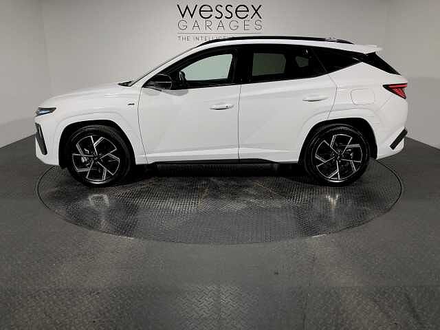 Hyundai TUCSON 1.6T 48V MHD N Line S 5dr 4WD DCT 5(2024) White