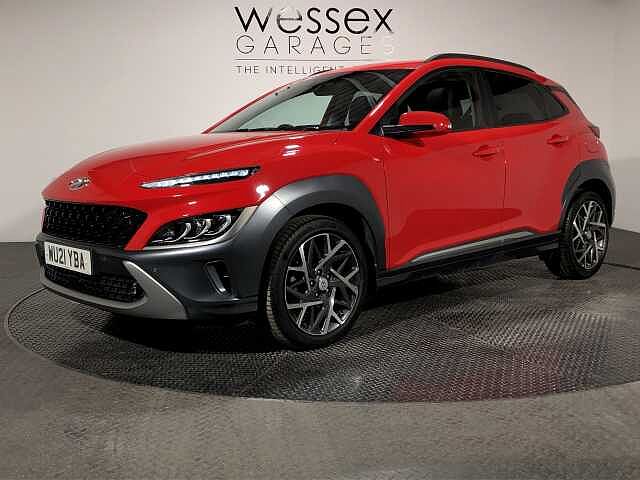 Hyundai KONA 1.6 GDi Hybrid Ultimate 5dr DCT Red