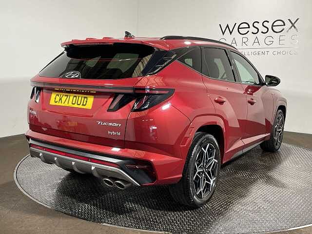 Hyundai TUCSON 1.6 TGDi Hybrid 230 N Line 5dr 2WD Auto Red