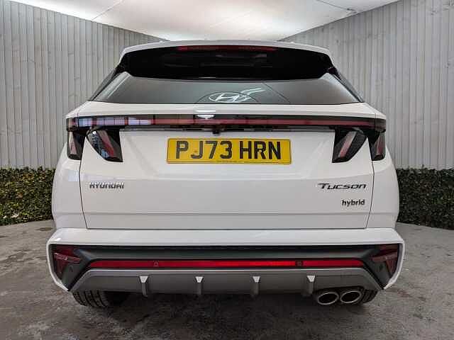 Hyundai TUCSON 1.6 h T-GDi N Line Auto Euro 6 (s/s) 5dr Serenity White