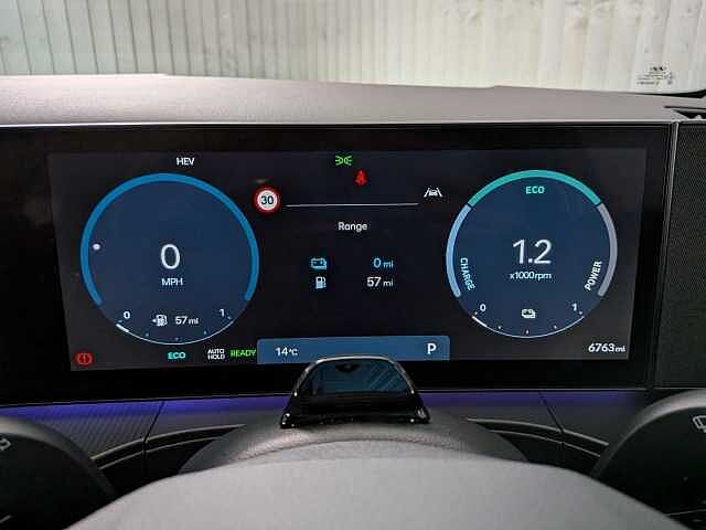 Hyundai SANTA FE 1.6 T-GDi 13.8kWh Calligraphy Auto 4WD Euro 6 (s/s) 5dr (7Seat) Olive Green