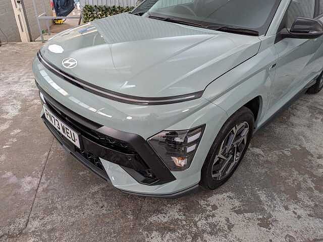 Hyundai KONA 1.6 h-GDi N Line DCT Euro 6 (s/s) 5dr Mirage Green