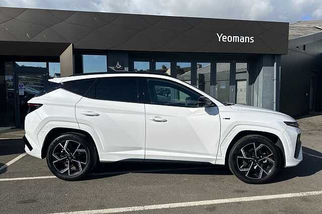 Hyundai TUCSON 1.6T Hybrid N Line S 5dr Auto White