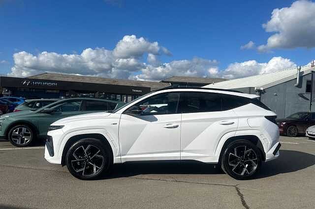 Hyundai TUCSON 1.6T Hybrid N Line S 5dr Auto White