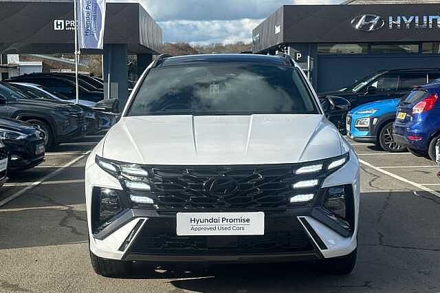 Hyundai TUCSON 1.6T Hybrid N Line S 5dr Auto White