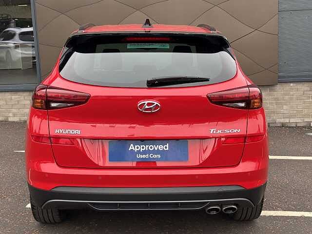 Hyundai TUCSON N Line 1.6 CRDI MHEV 48V Engine Red