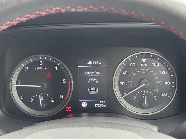 Hyundai TUCSON N Line 1.6 CRDI MHEV 48V Engine Red