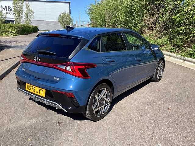 Hyundai I20 1.0T GDi Ultimate 5dr DCT Vibrant Blue