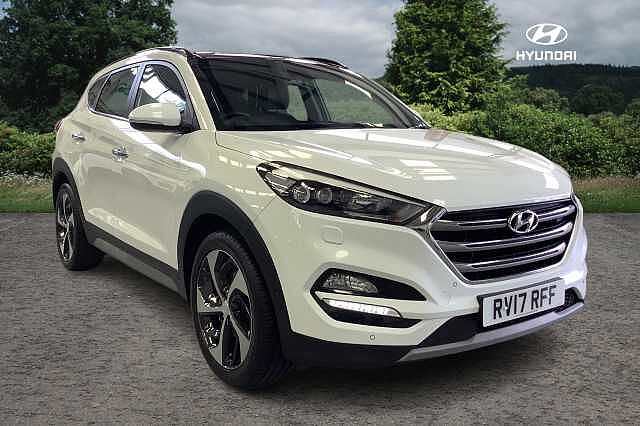 Hyundai TUCSON 1.7 CRDi Blue Drive Premium SE 5dr 2WD DCT White