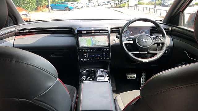 Hyundai TUCSON 1.6 TGDi Plug-in Hybrid N Line 5dr 4WD Auto Estate Red