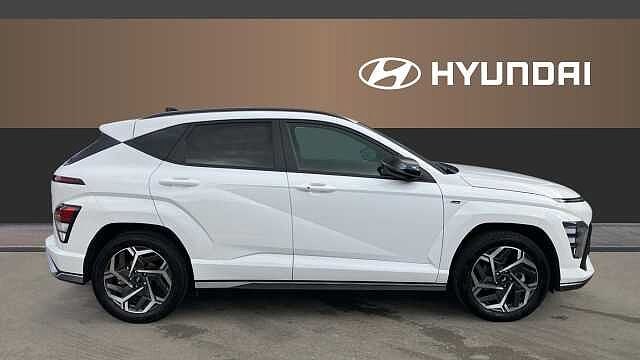 Hyundai KONA 1.6 Hybrid 129 N Line 5dr DCT Hybrid Hatchback White