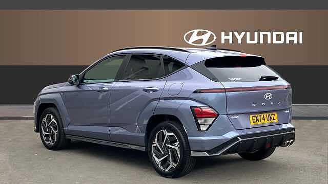 Hyundai KONA 1.6 Hybrid 129 N Line 5dr DCT Hybrid Hatchback Blue