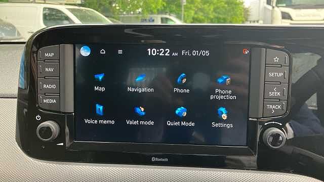 Hyundai I10 1.0 [63] Advance 5dr Auto [Nav] Petrol Hatchback Vibrant Blue - Pearl