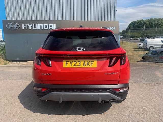 Hyundai TUCSON 1.6 TGDi 48V MHD Premium 5dr 2WD DCT Red