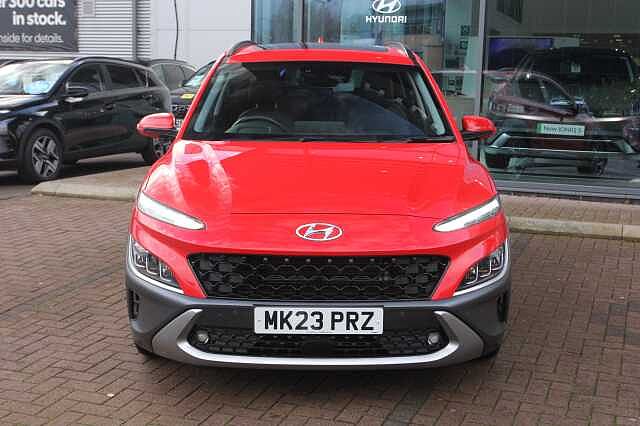 Hyundai KONA 1.6 GDi Hybrid Ultimate 5dr DCT Red