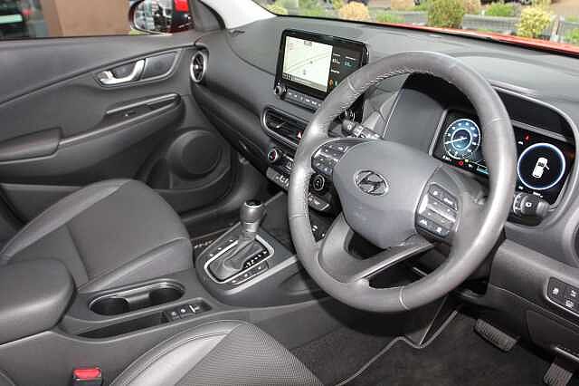 Hyundai KONA 1.6 GDi Hybrid Ultimate 5dr DCT Red
