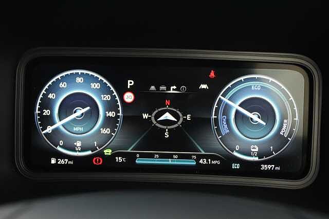 Hyundai KONA 1.6 GDi Hybrid Ultimate 5dr DCT Red